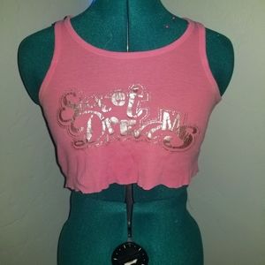 Sweet dreams vintage crop top / size small